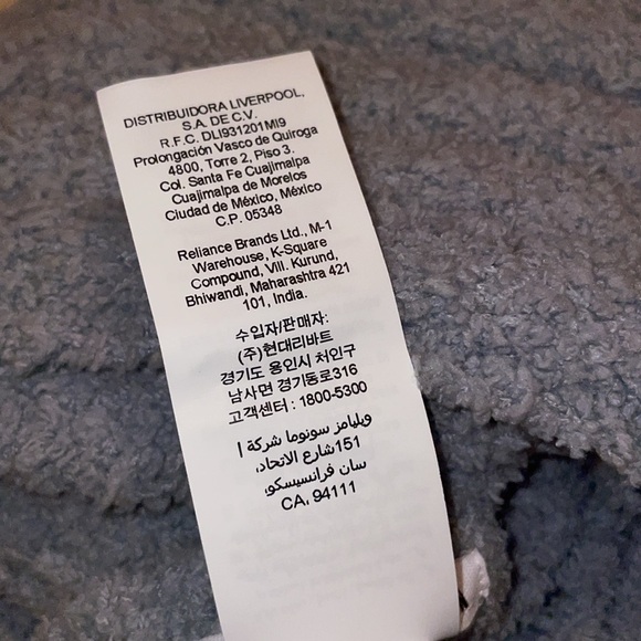 New Pottery Barn Baby Blue Blanket - Picture 3 of 4